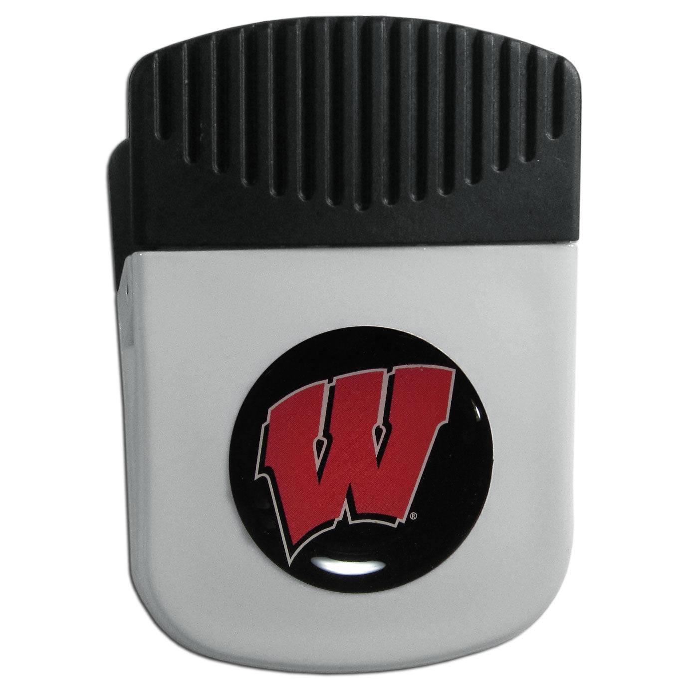 Wisconsin Badgers Chip Clip Magnet (SSKG) - 757 Sports Collectibles