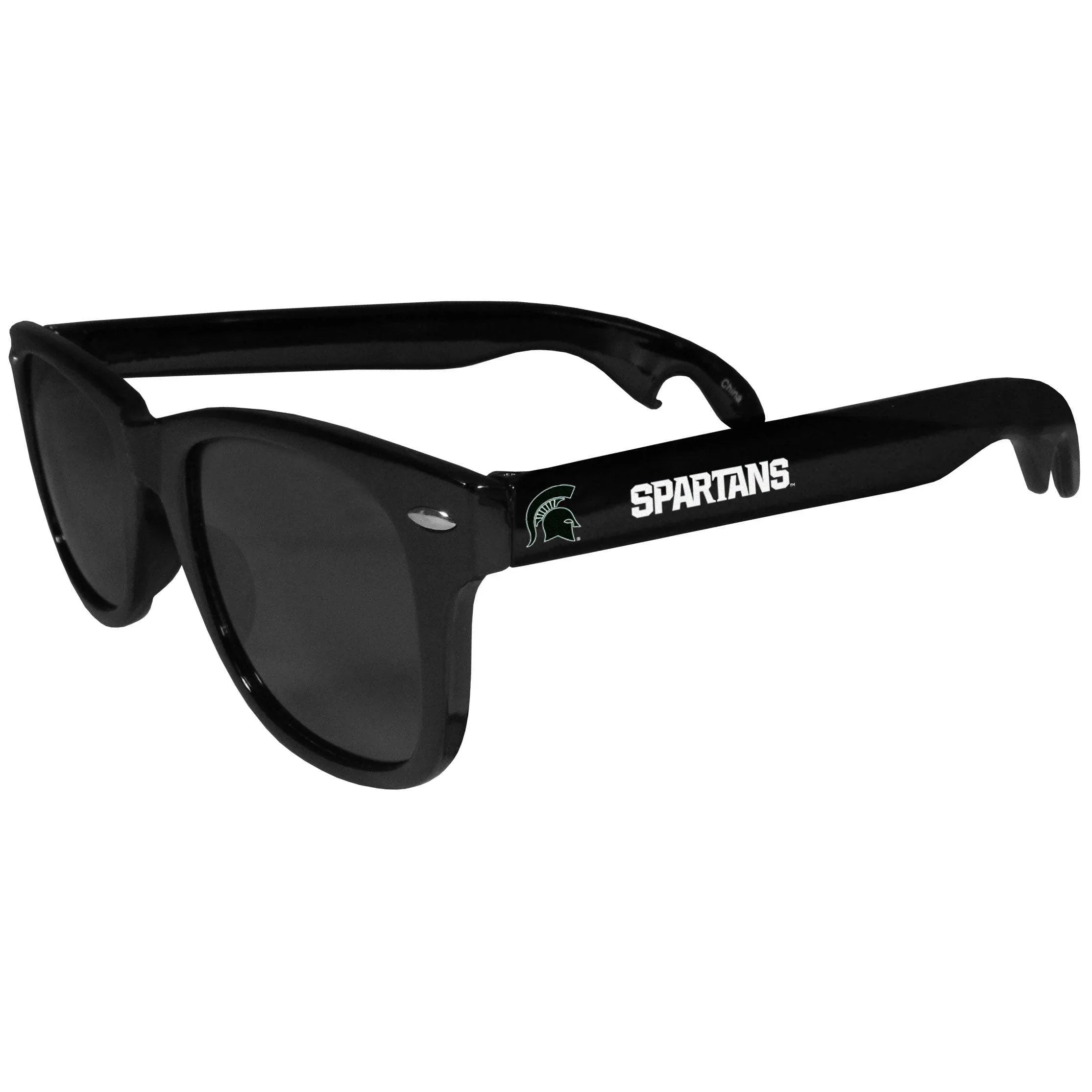 Michigan St. Spartans Beachfarer Bottle Opener Sunglasses - 757 Sports Collectibles