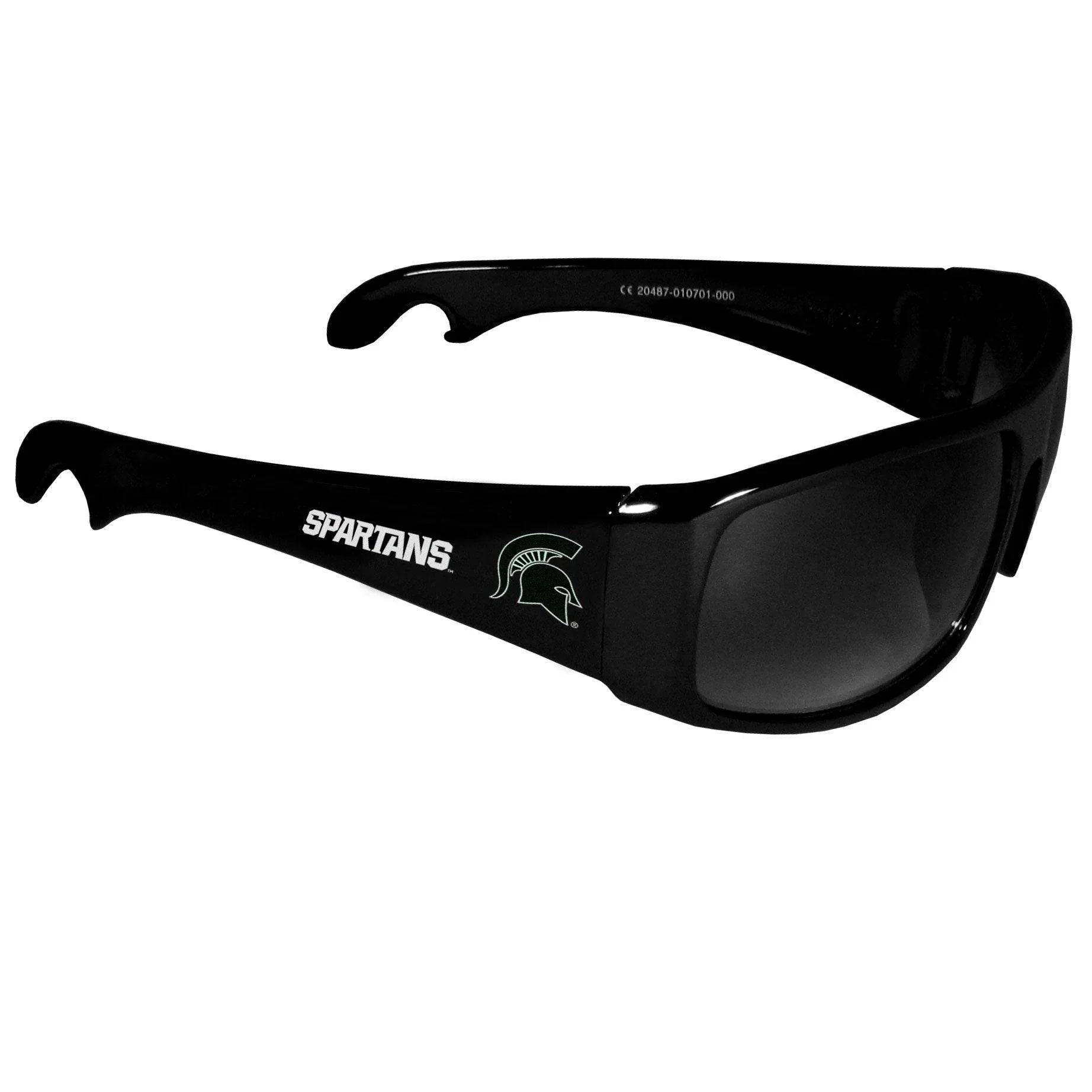 Michigan St. Spartans Wrap Bottle Opener Sunglasses - 757 Sports Collectibles