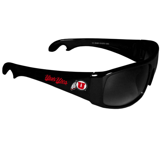 Utah Utes Wrap Bottle Opener Sunglasses - 757 Sports Collectibles