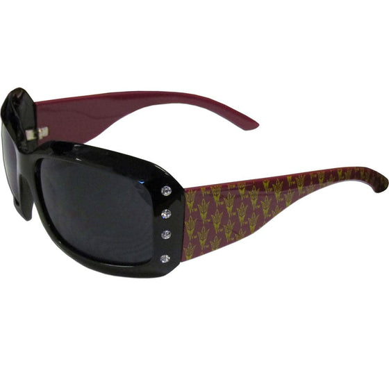 Arizona St. Sun Devils Designer Women's Sunglasses (SSKG) - 757 Sports Collectibles
