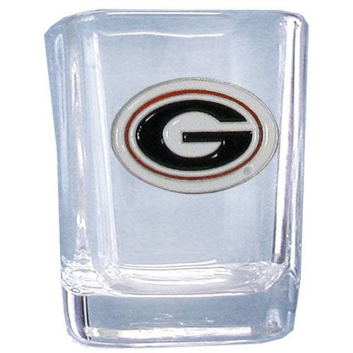 Georgia Bulldogs Square Shot Glass (SSKG) - 757 Sports Collectibles