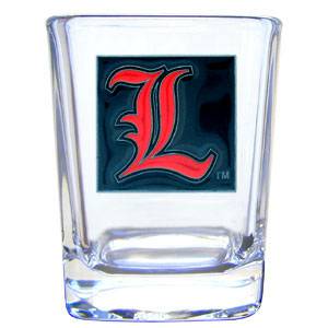 College 2 oz Glass - Louisville Cardinals (SSKG) - 757 Sports Collectibles