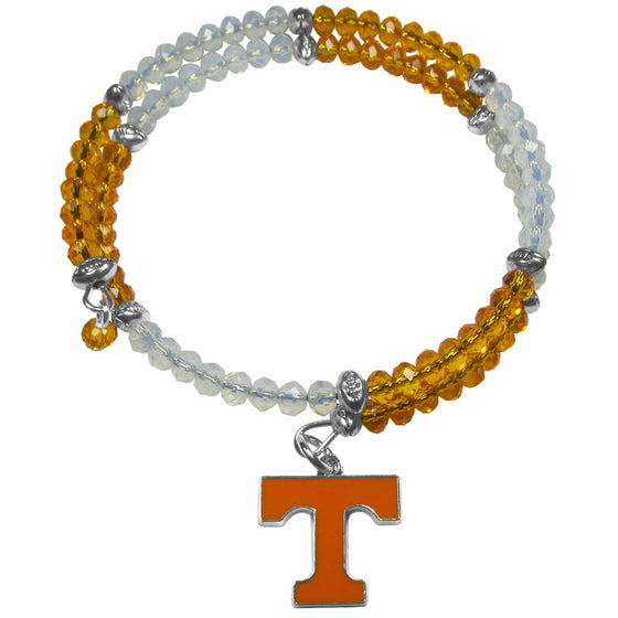 Tennessee Volunteers Crystal Memory Wire Bracelet (SSKG) - 757 Sports Collectibles