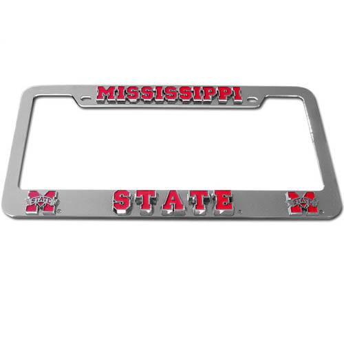 Mississippi St. Bulldogs Deluxe Tag Frame (SSKG) - 757 Sports Collectibles