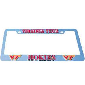 Virginia Tech Hokies Deluxe Tag Frame (SSKG) - 757 Sports Collectibles