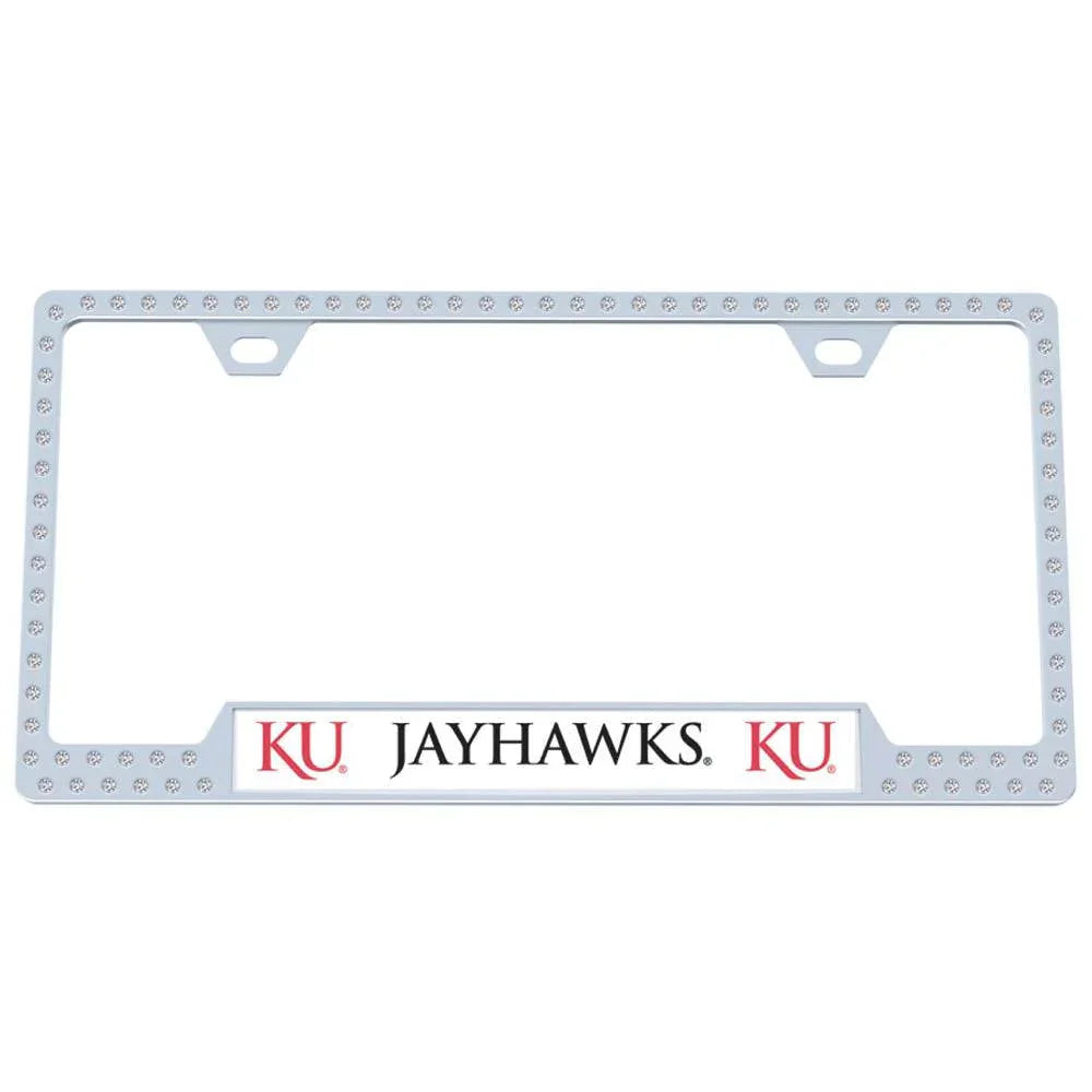 Kansas Jayhawks Bling Tag Frame (SSKG) - 757 Sports Collectibles