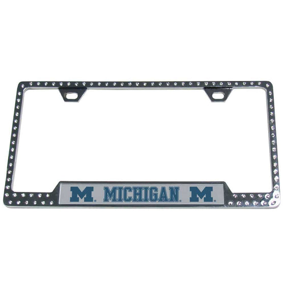 Michigan Wolverines Bling Tag Frame (SSKG) - 757 Sports Collectibles