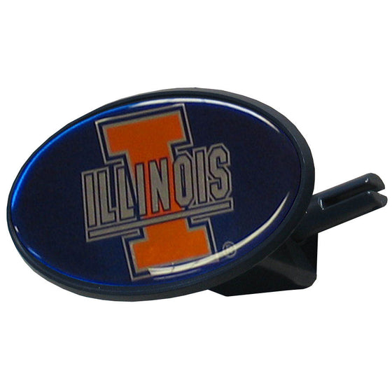 Illinois Fighting Illini Plastic Hitch Cover Class III (SSKG) - 757 Sports Collectibles
