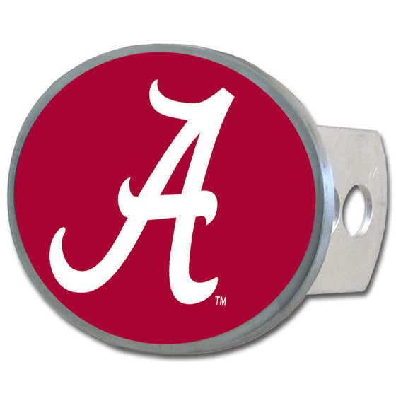 Alabama Crimson Tide Oval Metal Hitch Cover Class II and III (SSKG) - 757 Sports Collectibles