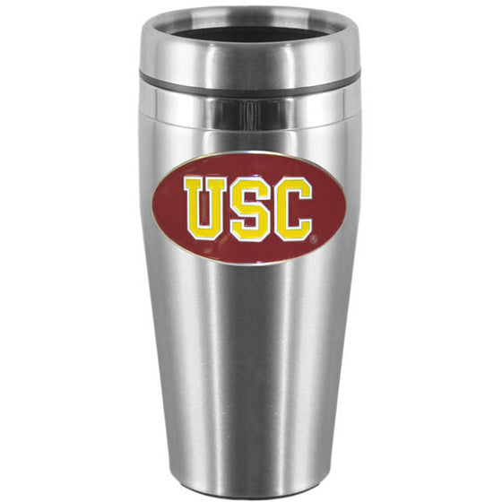 USC Trojans Steel Travel Mug (SSKG) - 757 Sports Collectibles