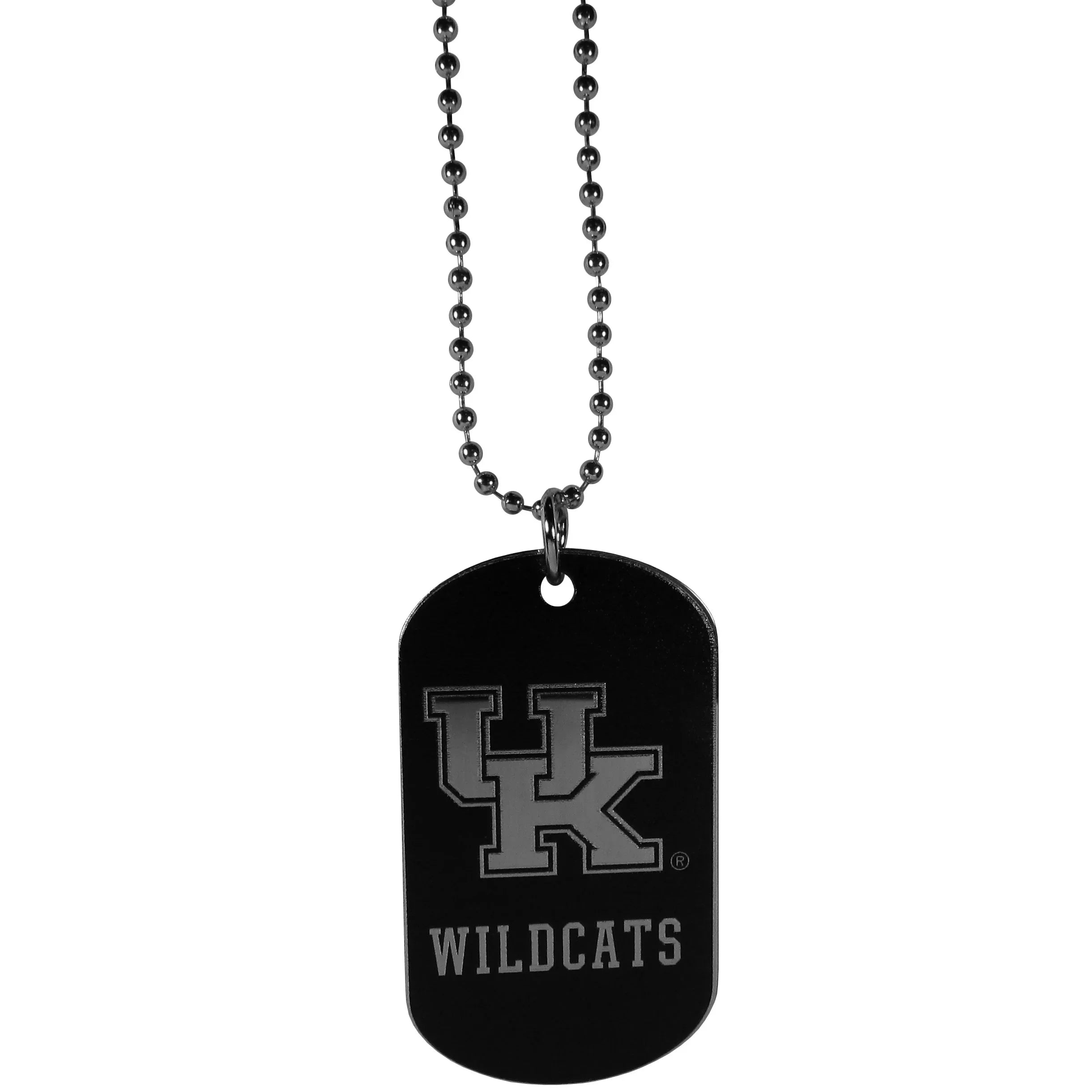 Kentucky Wildcats Chrome Tag Necklace (SSKG) - 757 Sports Collectibles
