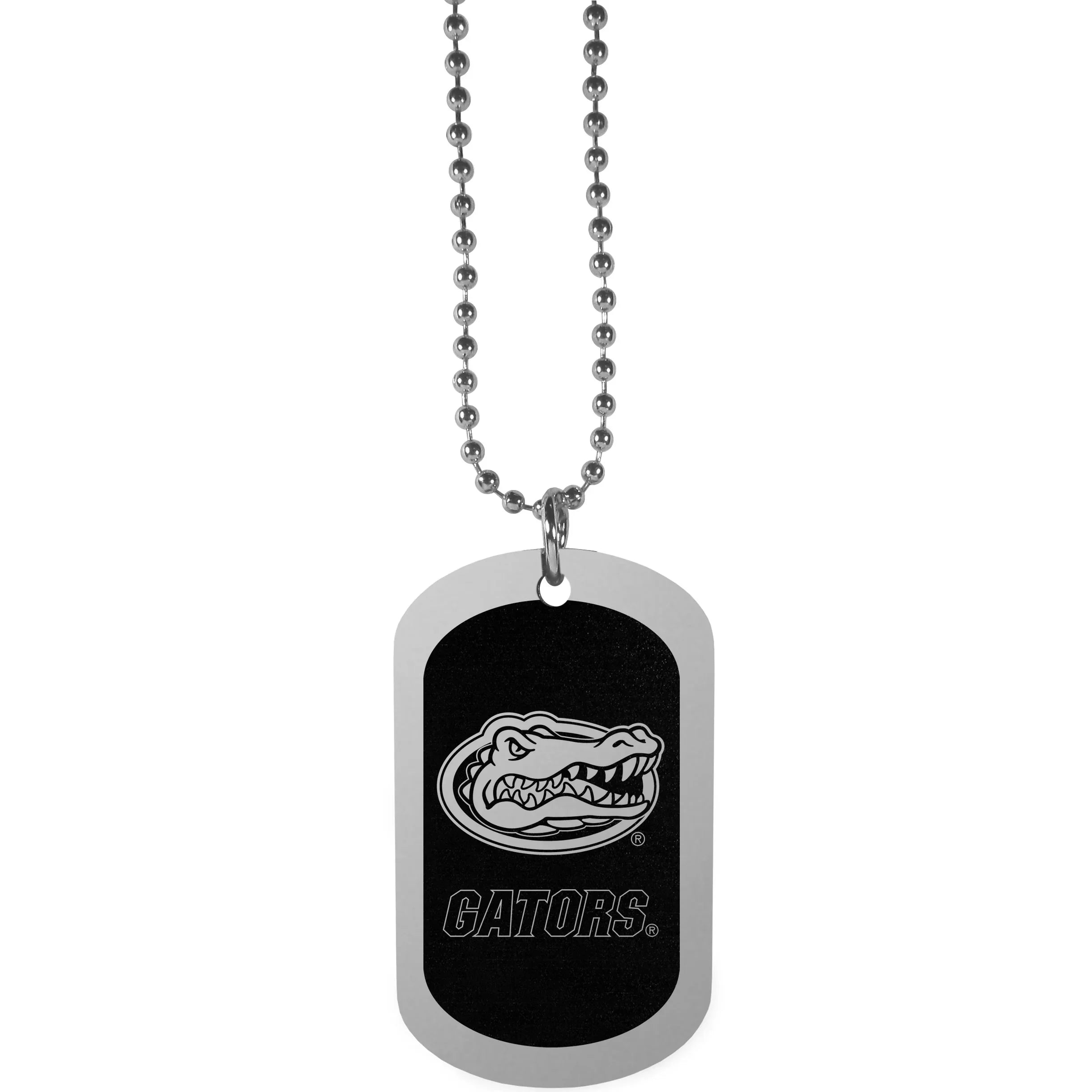 Florida Gators Chrome Tag Necklace (SSKG) - 757 Sports Collectibles