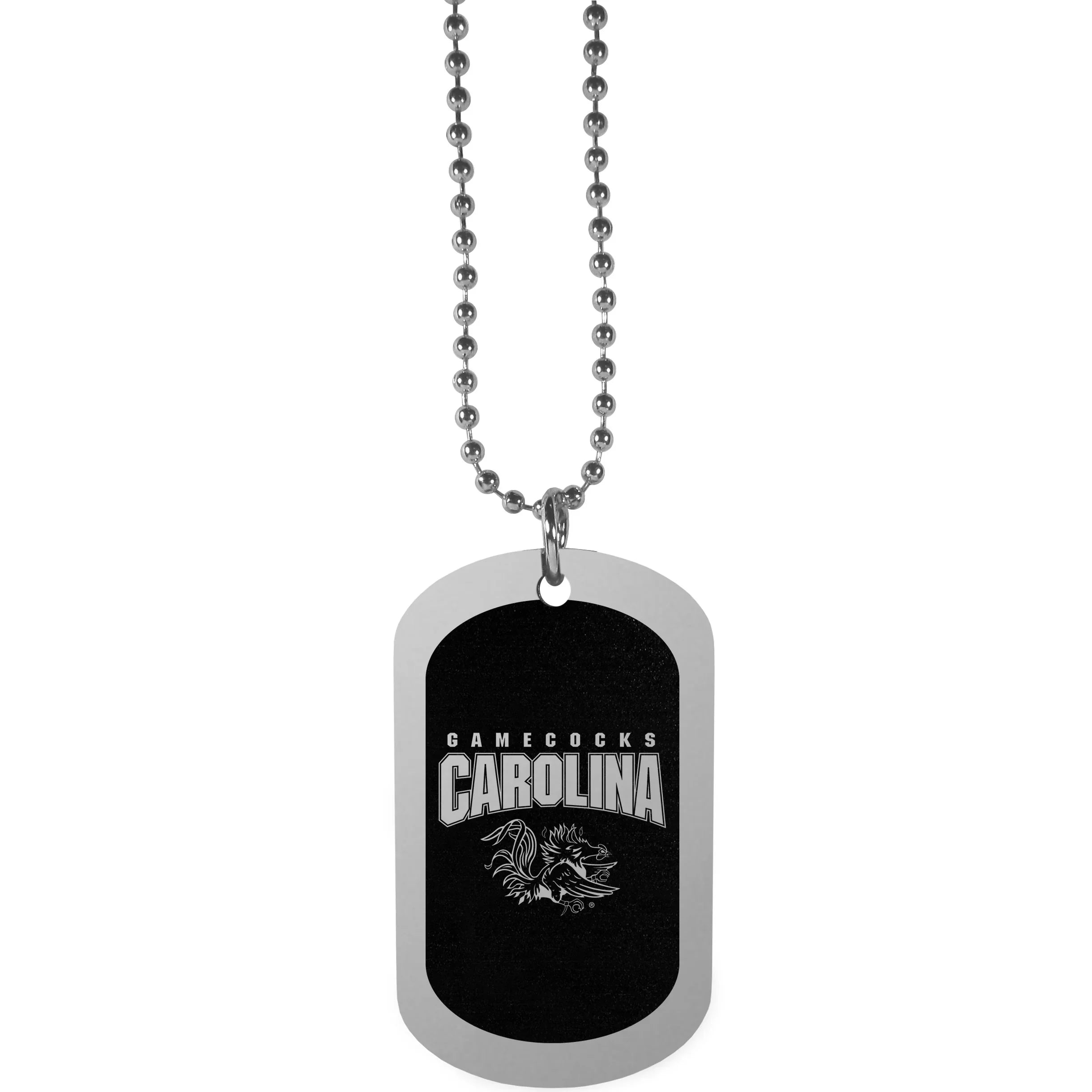 S. Carolina Gamecocks Chrome Tag Necklace (SSKG) - 757 Sports Collectibles