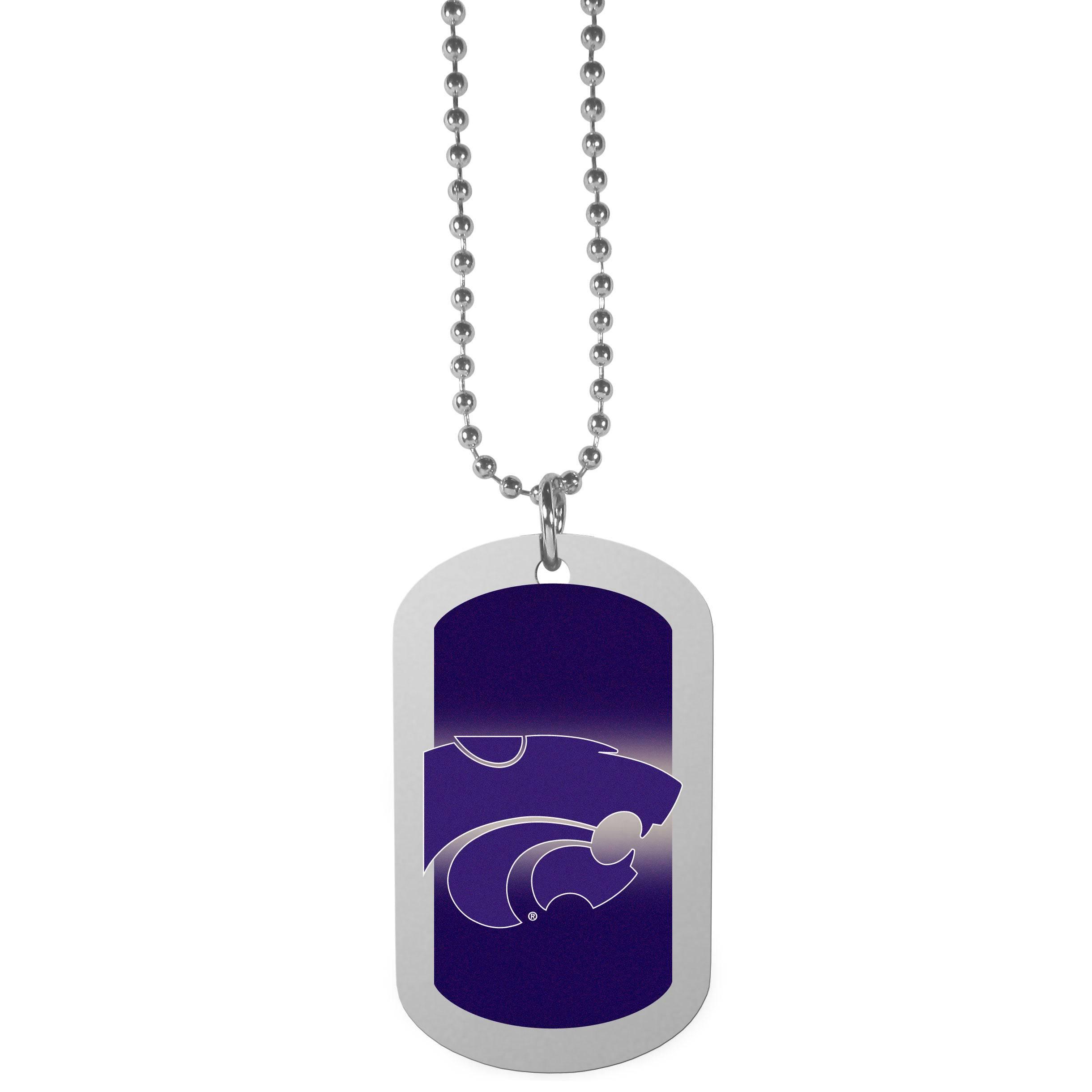 Kansas St. Wildcats Team Tag Necklace (SSKG) - 757 Sports Collectibles