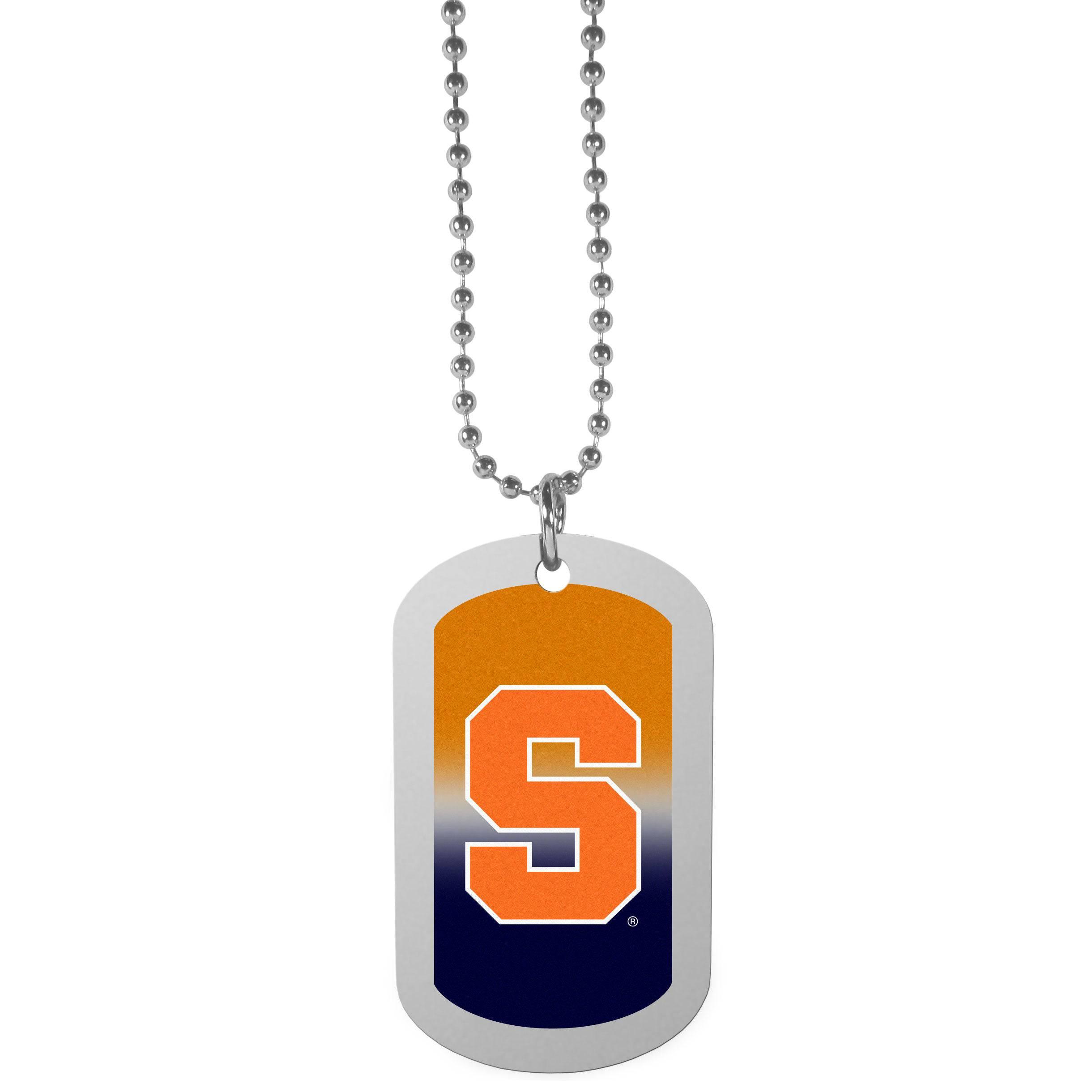 Syracuse Orange Team Tag Necklace (SSKG) - 757 Sports Collectibles