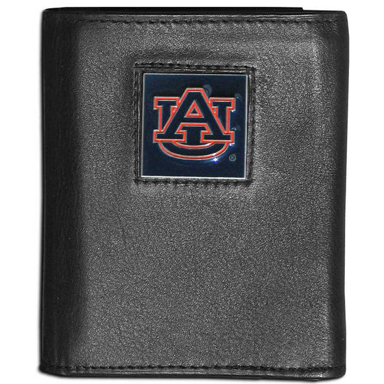Auburn Tigers Leather Tri-fold Wallet (SSKG) - 757 Sports Collectibles