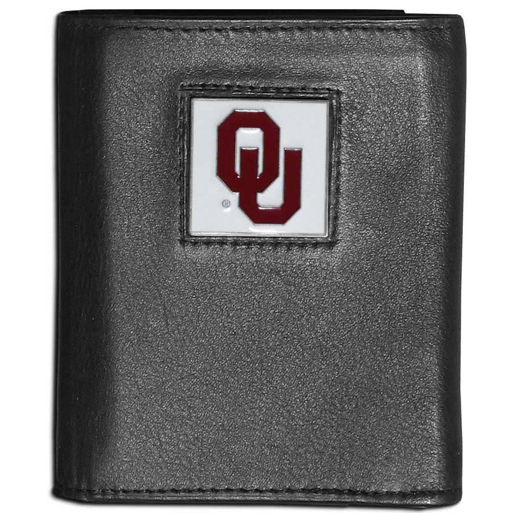 Oklahoma Sooners Leather Tri-fold Wallet (SSKG) - 757 Sports Collectibles