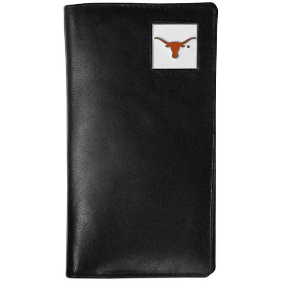 Texas Longhorns Leather Tall Wallet (SSKG) - 757 Sports Collectibles
