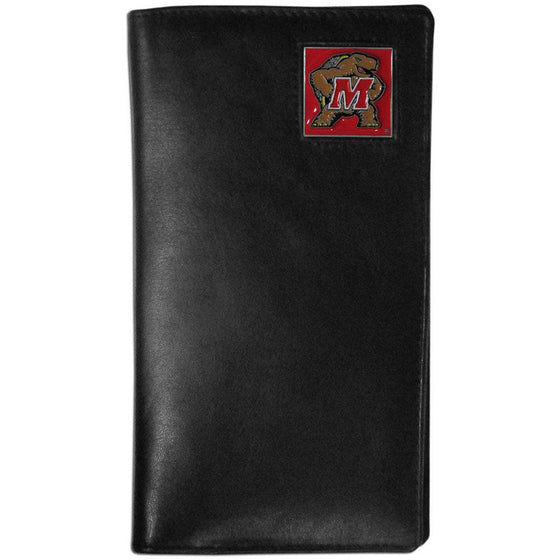 Maryland Terrapins Leather Tall Wallet (SSKG) - 757 Sports Collectibles