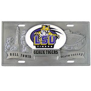 LSU Tigers Collector's License Plate (SSKG) - 757 Sports Collectibles
