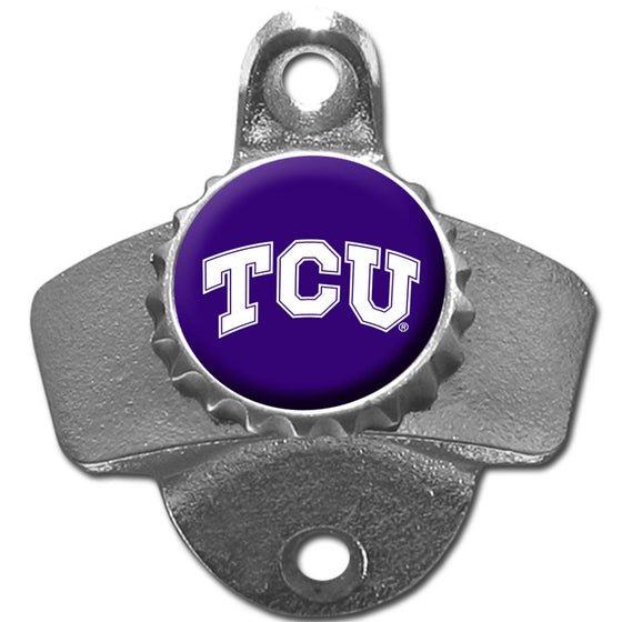 TCU Horned Frogs Wall Mounted Bottle Opener (SSKG) - 757 Sports Collectibles