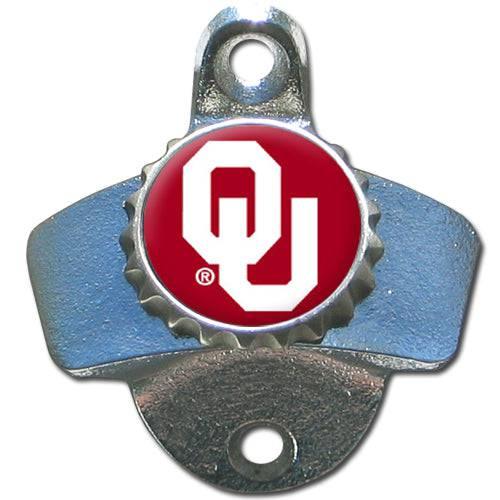 Oklahoma Sooners Wall Mounted Bottle Opener (SSKG) - 757 Sports Collectibles