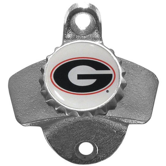 Georgia Bulldogs Wall Mounted Bottle Opener (SSKG) - 757 Sports Collectibles