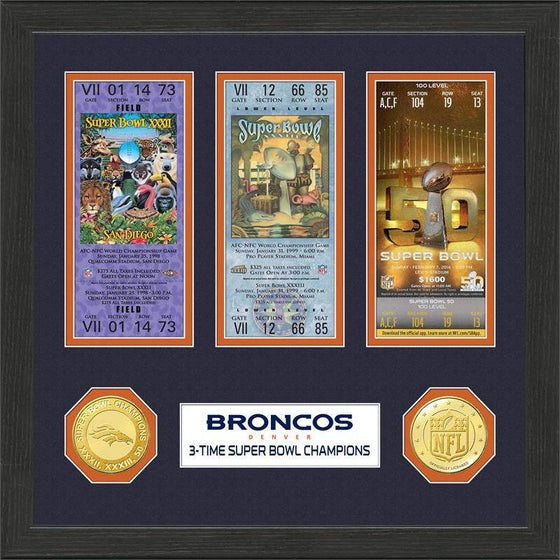 Denver Broncos Super Bowl Championship Photo Mint (HM) - 757 Sports Collectibles