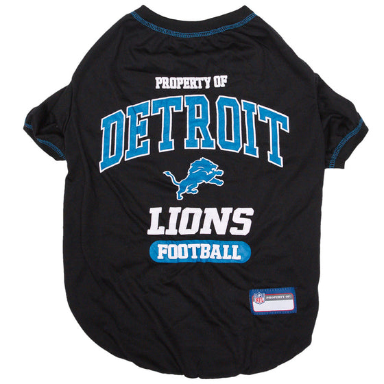 Detroit Lions Dog Tee Shirt by Pets First
