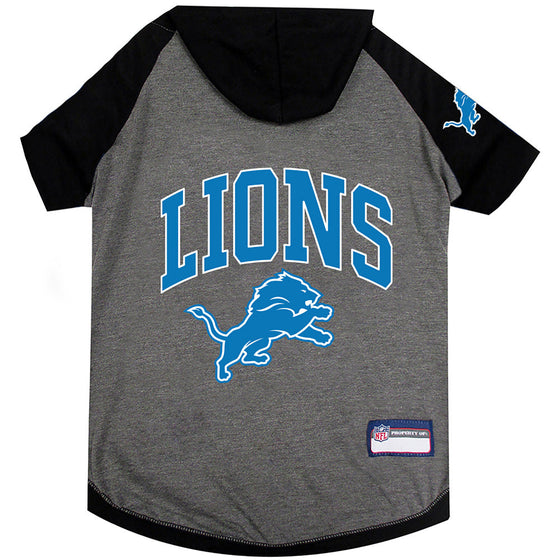 Detroit Lions Hoody Dog Tee by Pets First