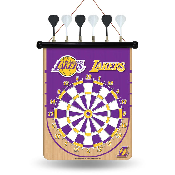LOS ANGELES LAKERS MAGNETIC DART BOARD (Rico) - 757 Sports Collectibles