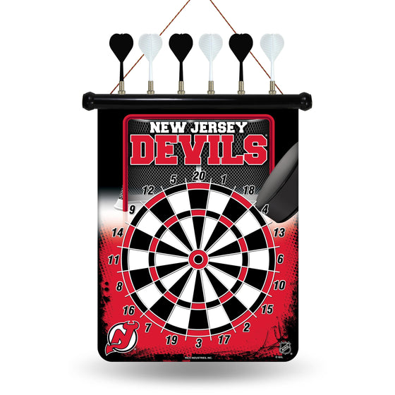 NEW JERSEY DEVILS MAGNETIC DART BOARD (Rico) - 757 Sports Collectibles