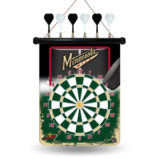 MINNESOTA WILD MAGNETIC DART BOARD (Rico) - 757 Sports Collectibles