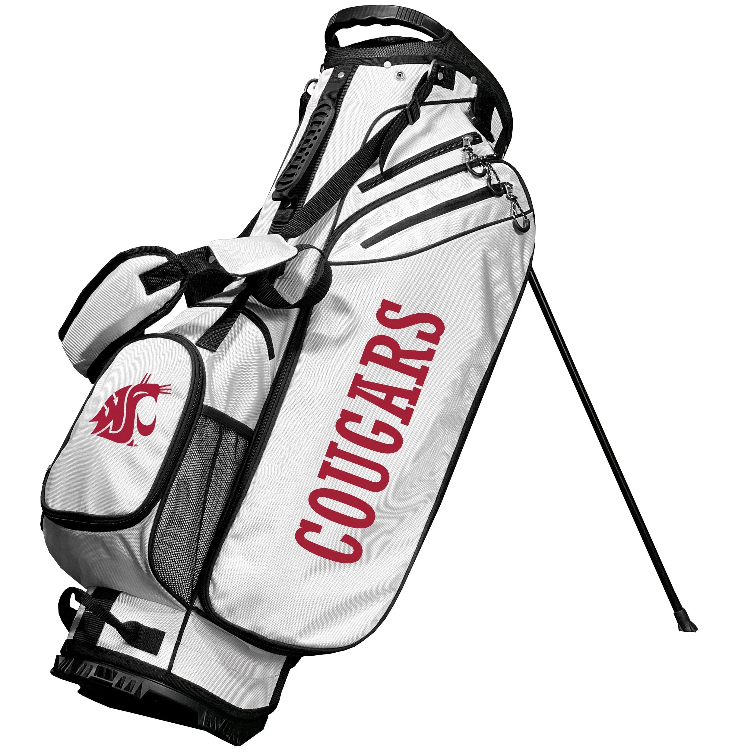 Washington State Cougars Birdie Stand Golf Bag Wht