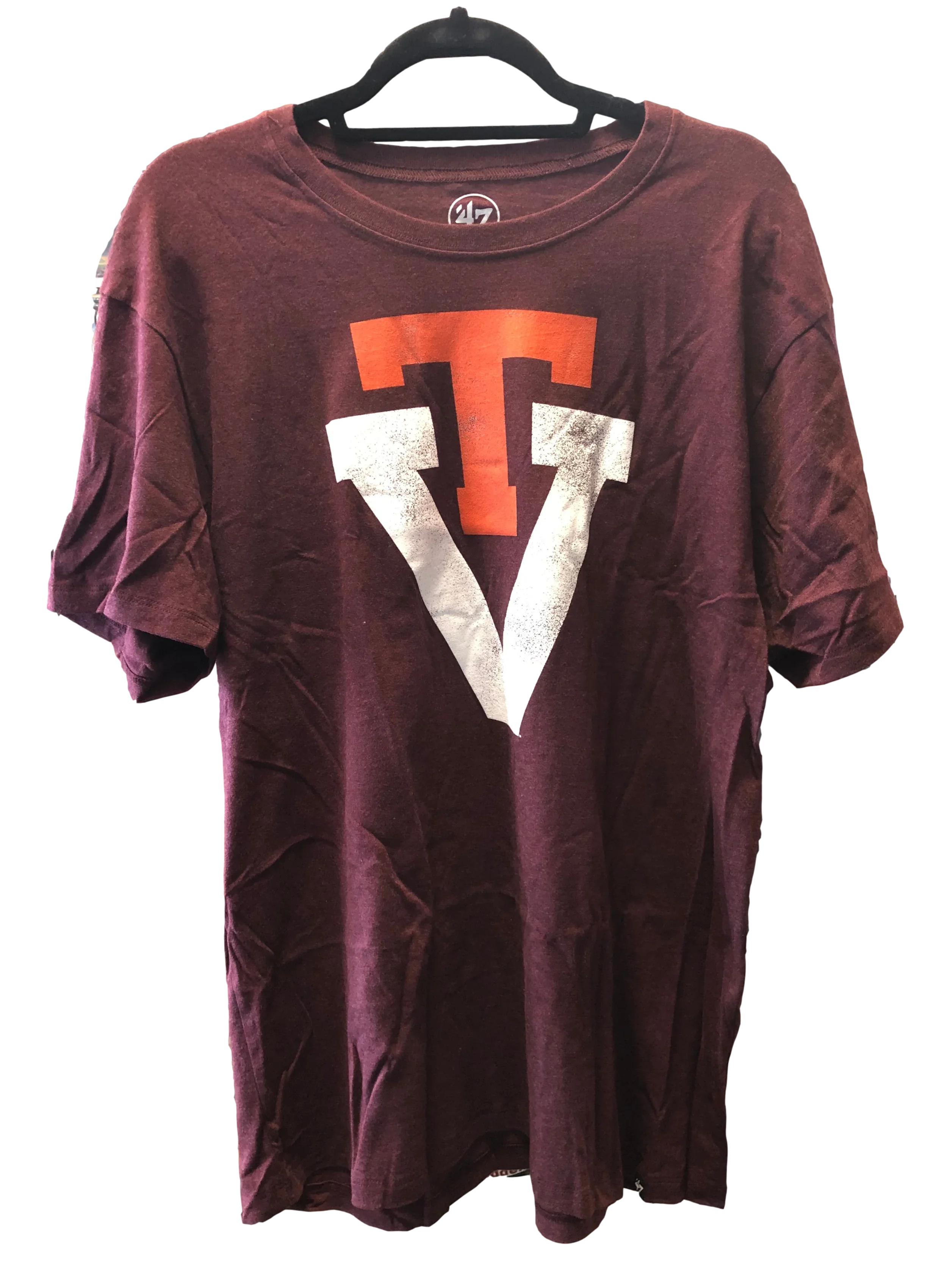 Virginia Tech Hokies Vintage Washed-Out Logo 47' T-Shirt -  Mens - All Sizes - 757 Sports Collectibles