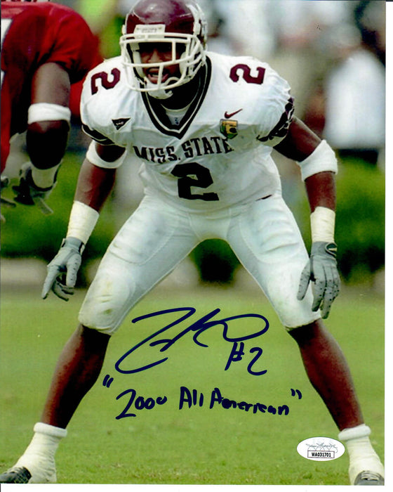 Mississippi State Bulldogs Fred Smoot "2000 All-American" Signed Auto 8x10 Photo JSA COA - 757 Sports Collectibles