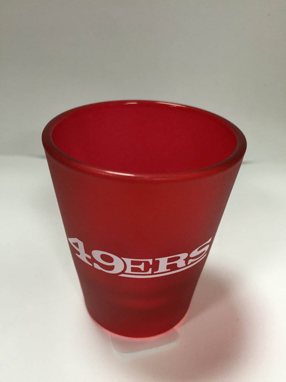 NFL San Francisco 49ers Color Frosted 2 oz Shot Glass - 757 Sports Collectibles