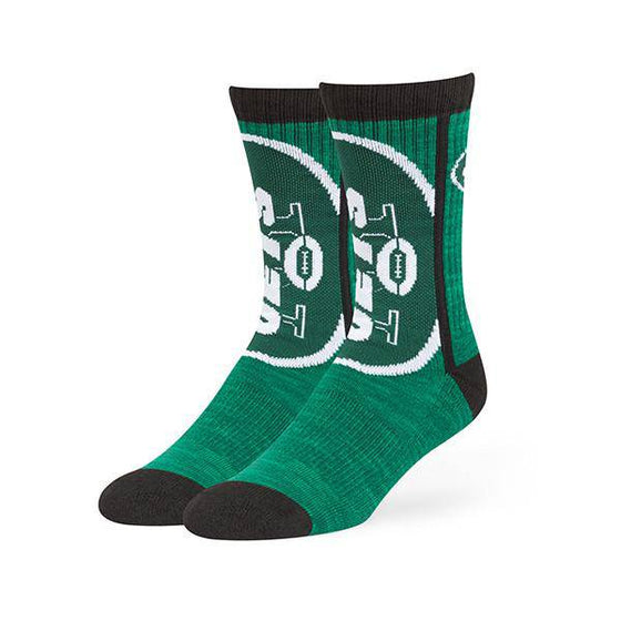 New York Jets Hot Box 47 Sport Socks (One Pair) - 757 Sports Collectibles