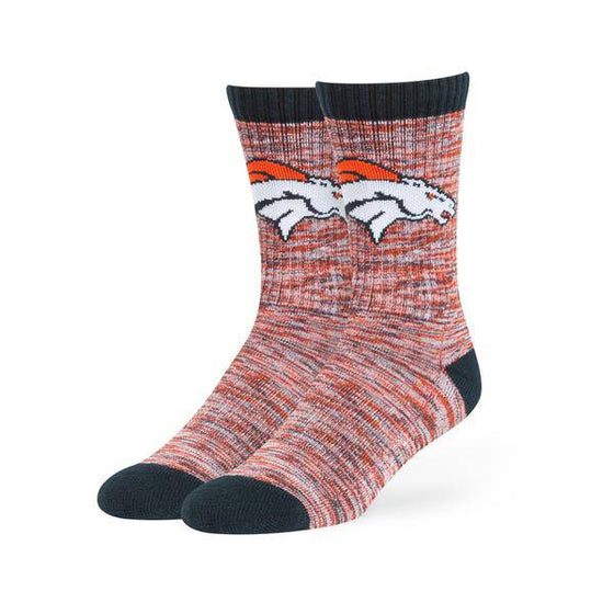 Denver Broncos 47 Leroy Sports Socks Size L (One Pair) - 757 Sports Collectibles