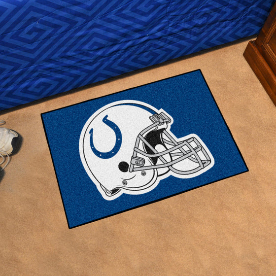 Indianapolis Colts Starter Mat Accent Rug - 19in. x 30in., Helmet Logo