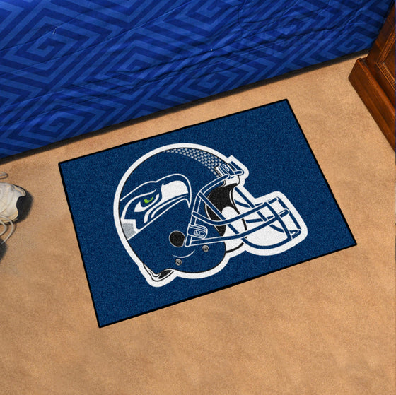 Seattle Seahawks Starter Mat Accent Rug - 19in. x 30in., Helmet Logo