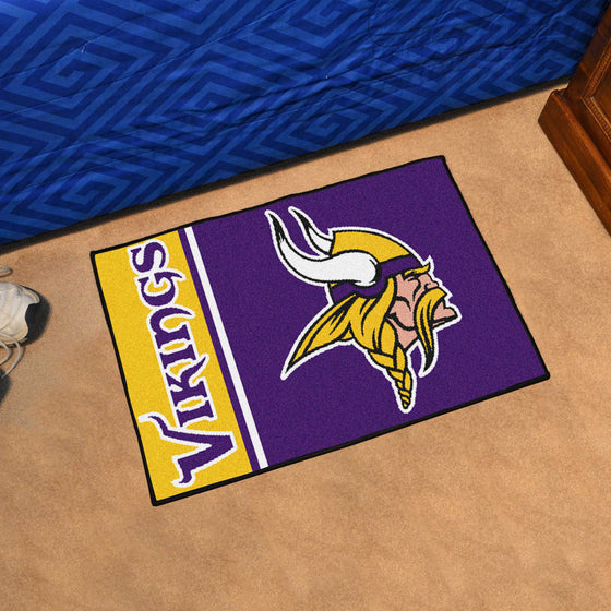 Minnesota Vikings Starter Mat Accent Rug - 19in. x 30in.