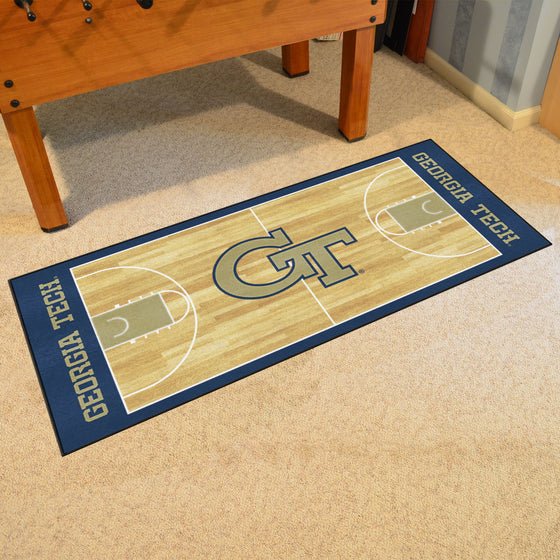 Georgia Tech Yellow Jackets Court Runner Rug - 30in. x 72in.
