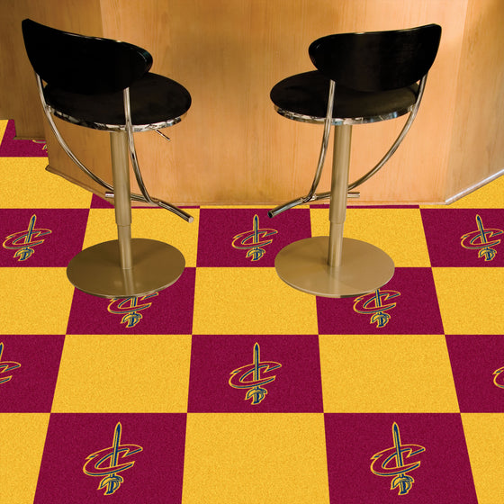 Cleveland Cavaliers Team Carpet Tiles - 45 Sq Ft.