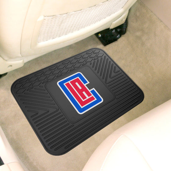 Los Angeles Clippers Back Seat Car Utility Mat - 14in. x 17in.