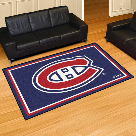 Montreal Canadiens 5ft. x 8 ft. Plush Area Rug