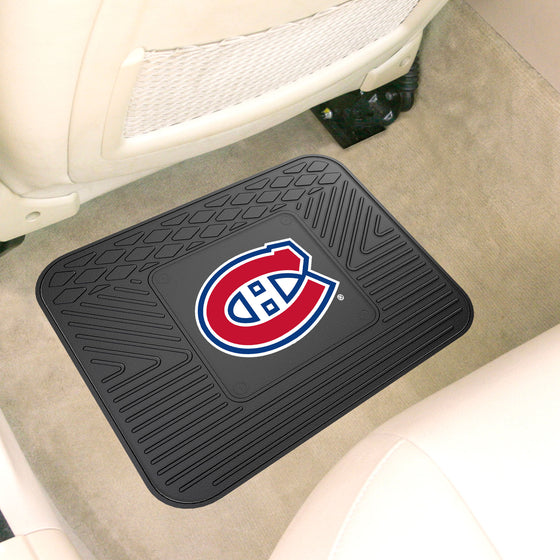 Montreal Canadiens Back Seat Car Utility Mat - 14in. x 17in.