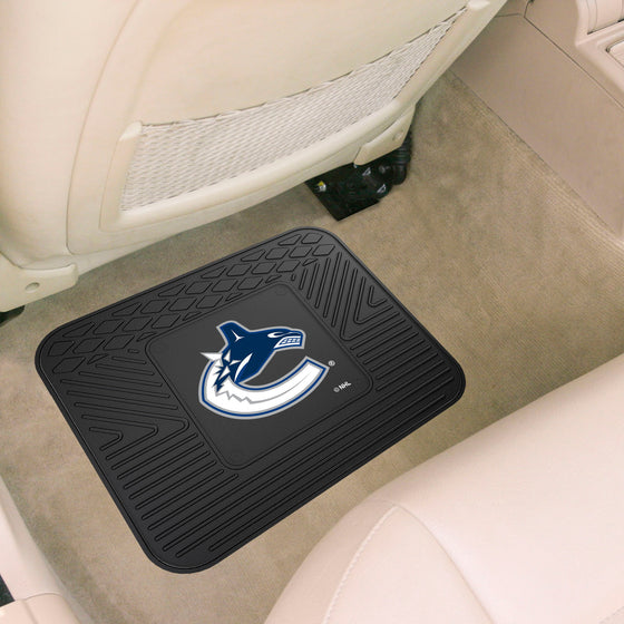 Vancouver Canucks Back Seat Car Utility Mat - 14in. x 17in.