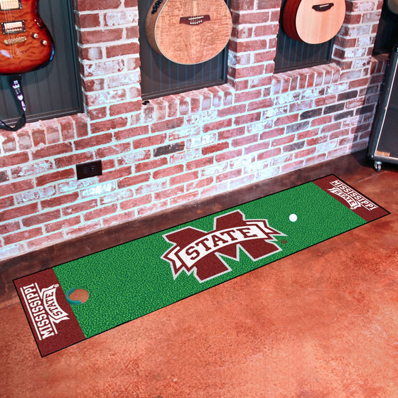 Mississippi State Bulldogs Putting Green Mat - 1.5ft. x 6ft.